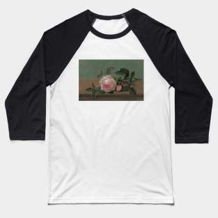 Still Life of Flowers on a Ledge by Otto Didrik Ottesen Baseball T-Shirt